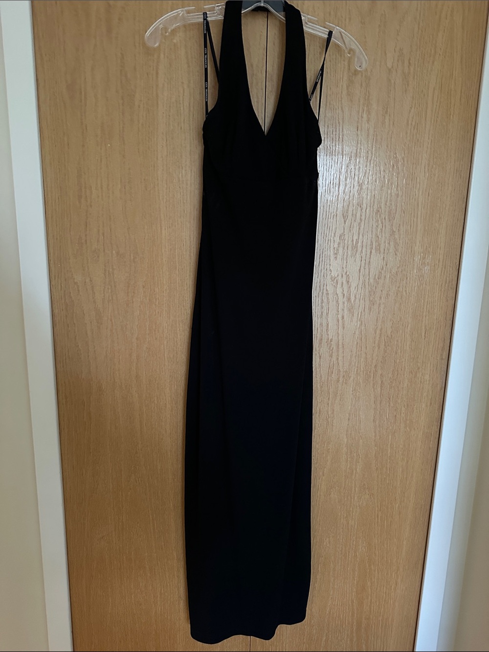 City Triangles Black Halter-Neck Maxi Dress